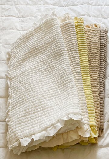 말랑말랑 꿀잠 아사 60수 순면 워싱 베개커버