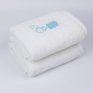 송월타올 캔디코튼 Thank U 감사 자수 호텔타올 2P 선물세트 + 쇼핑백