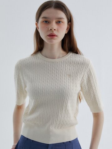 RVS Cable Sweater Ivory