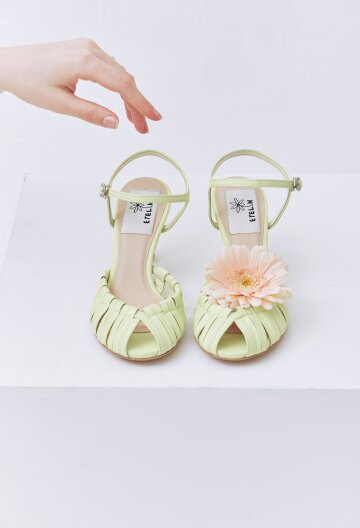 Sunny Multi Strap Sandals - Lime Mint