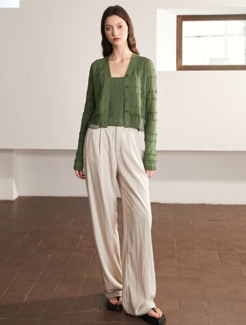 BA_Loose and lazy long pants_LIGHT BEIGE