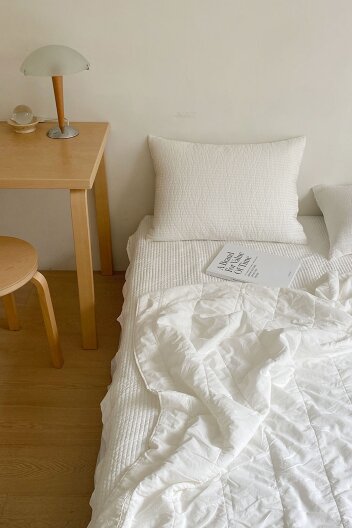 사르르 화이트 풍기인견 순면 양면 여름이불 SS,Q