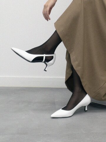 New Carrie Pumps_White