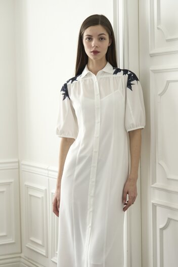 [KYM] 보타닉 프린티드 셔츠원피스