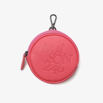 COIN WALLET POUCH - PINK 원형 파우치 동전지갑 핑크