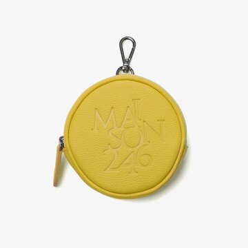 COIN WALLET POUCH - YELLOW 원형 파우치 동전지갑 옐로우