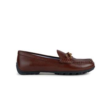 코스모콜리스 플러스 그립 여성 로퍼-브라운