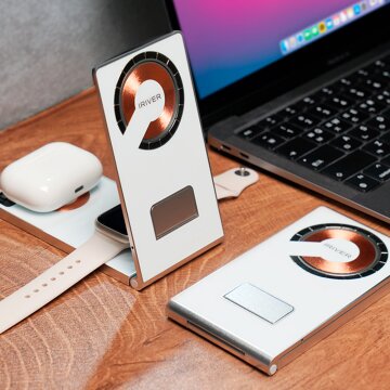 아이리버 4in1 15W 맥세이프 애플워치 아이폰 무선 충전기 ITC-MF100