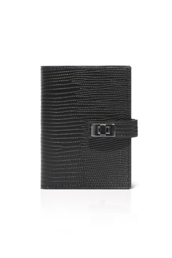 제포라 버클 반지갑 - 블랙