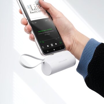 아이리버 2in1 일체형 보조배터리 5000mAh IBD-5000