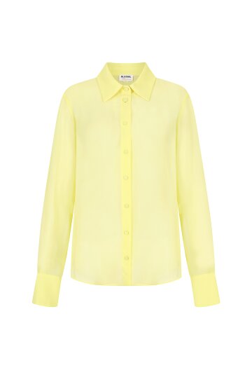 시스루 롱 커프스 블라우스 