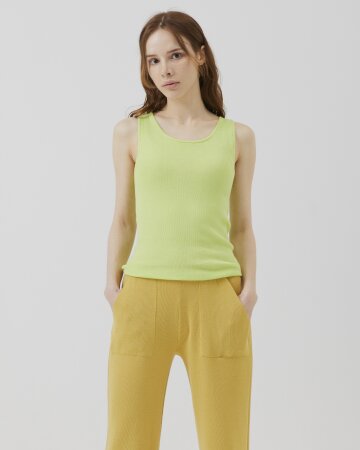 탱크탑 니트 풀오버 [그린]