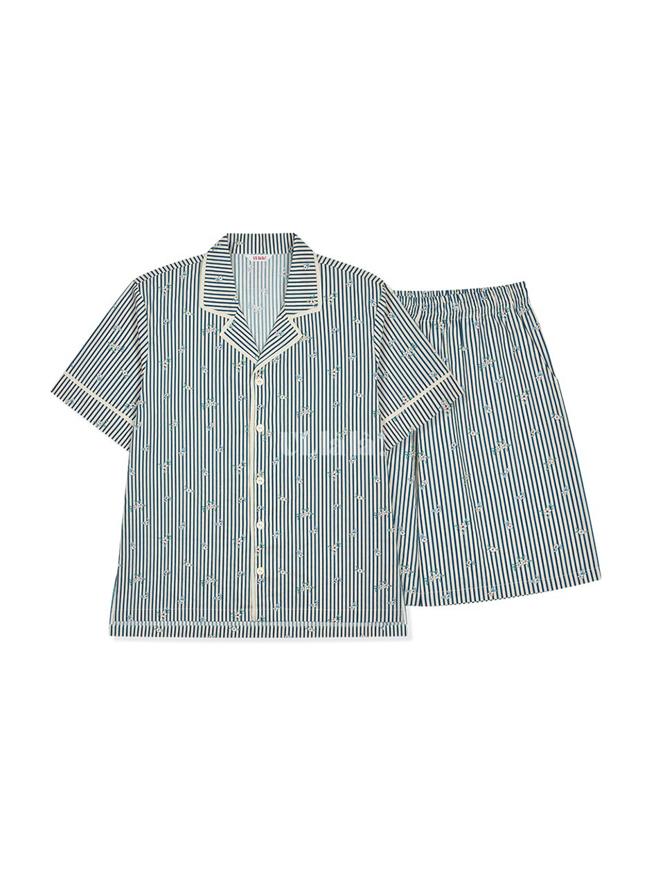 미코 반팔 남성페어 크림 (40수)