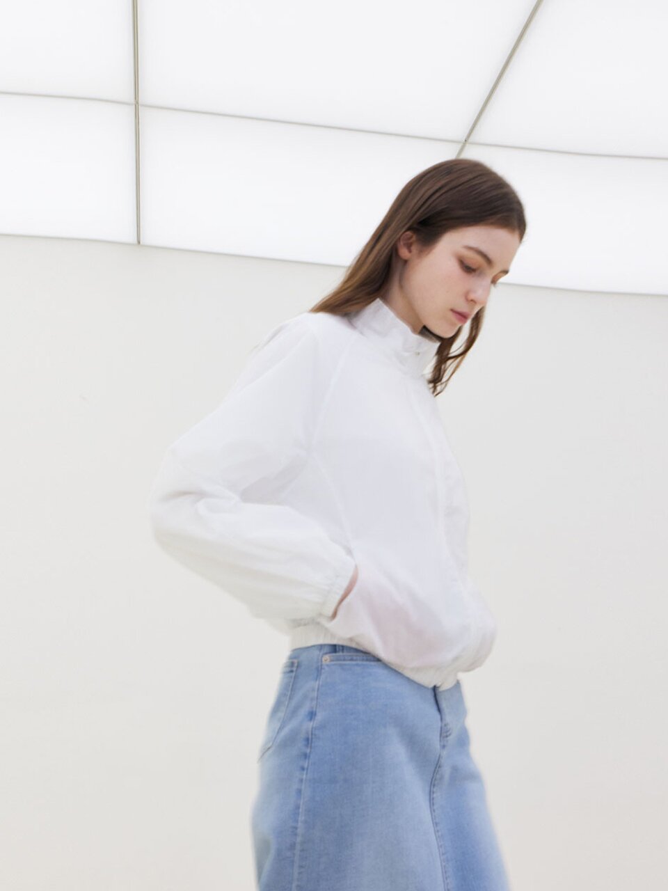 발렌틴 썸머 윈드브레이커점퍼-화이트