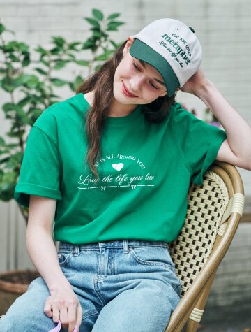 MET love present t-shirt green
