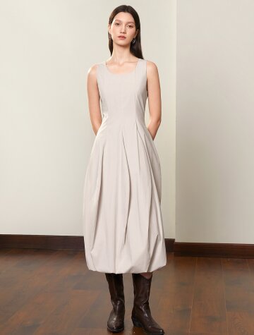 BA_Sleeveless bud dress