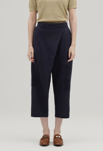 [SIINVII]시크 랩 면 밴딩 슬랙스_SVPT240401