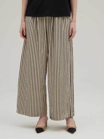 [SIINVII]스트라이프 코튼 와이드 밴딩 팬츠_SVPT240501