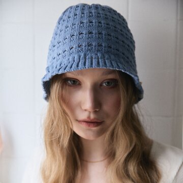 Cotton summer Crochet hat (코튼 썸머 크로셰 햇) CH031BL