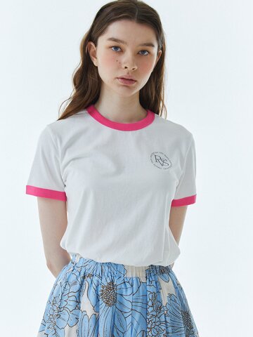 RVS Ringer T-Shirt Pink