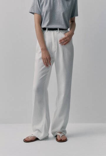 코튼 스트레이트 팬츠