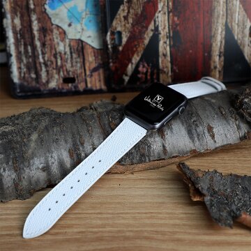 발렌티노루디 VRA266-WT 애플워치 호환 가죽스트랩 밴드 9 8 7 6 SE 5 4 3 2