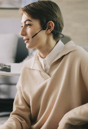 샥즈 오픈컴2 골전도 블루투스 헤드셋 C120 