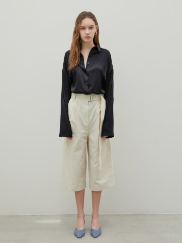 Belted Trousers Cream