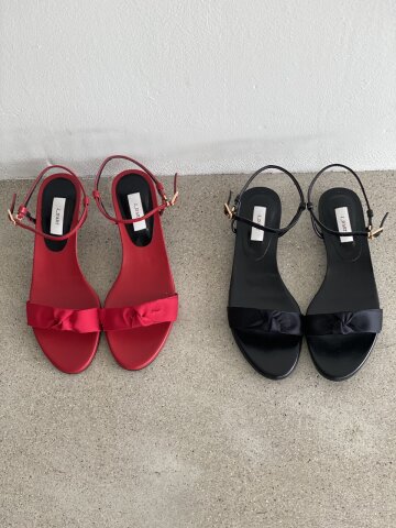 amy ribbon strap sandal 2color
