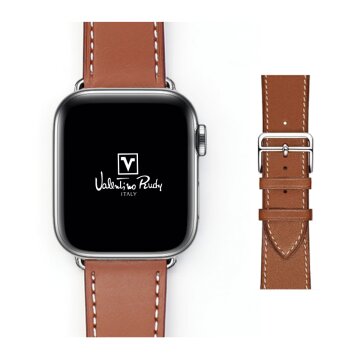 발렌티노루디 VRA267-BR 애플워치 호환 가죽스트랩 밴드 9 8 7 6 SE 5 4 3 2 1 호환