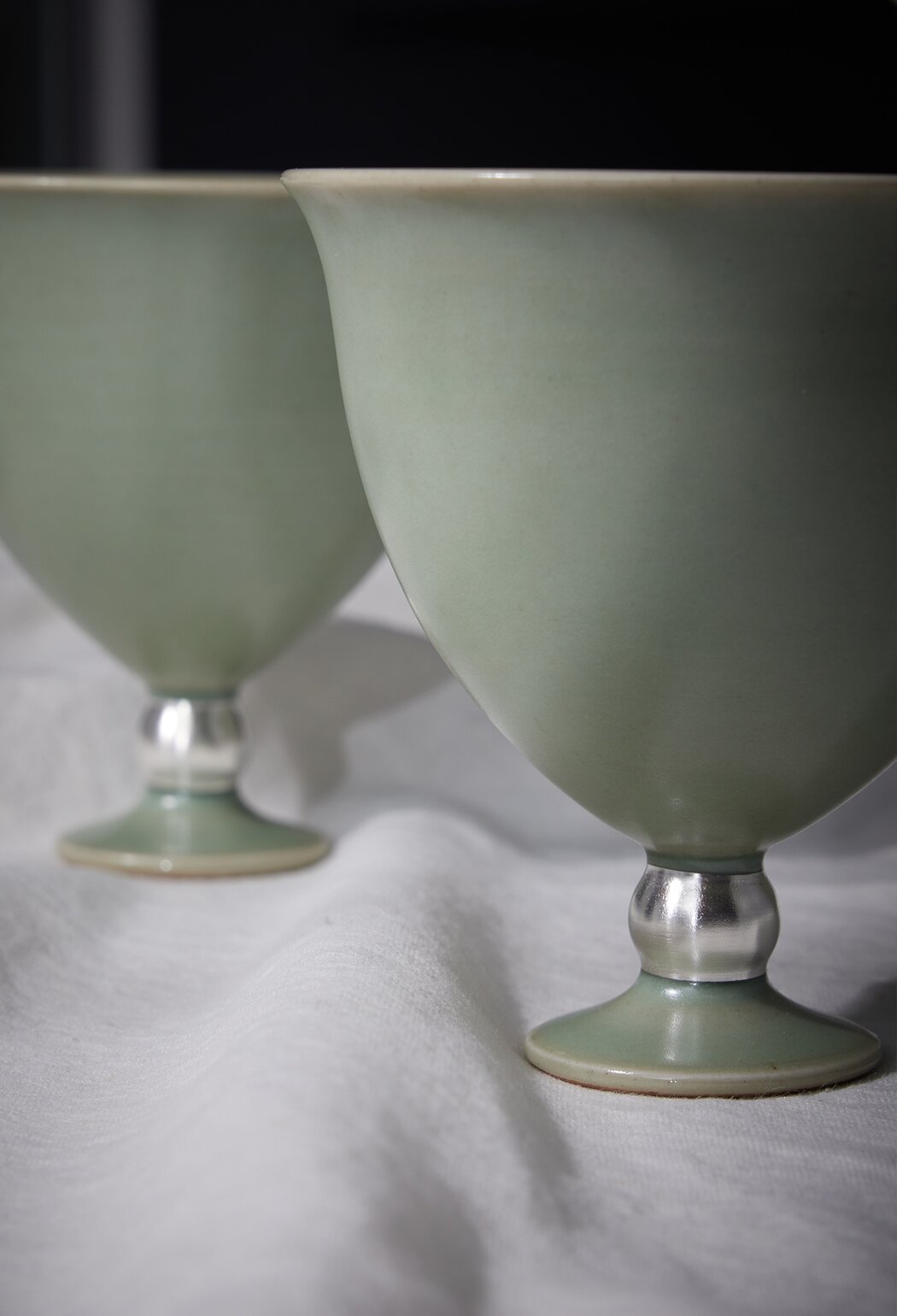 은채청자 고블렛잔