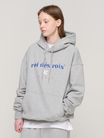 [기모/NO기모] 뉴 심볼 후드티셔츠 (그레이)