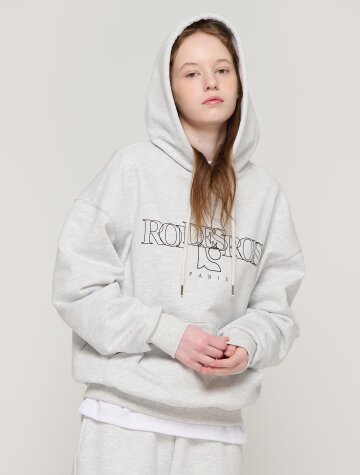 [기모/NO기모] 클래식 후드 티셔츠 (백멜란지)