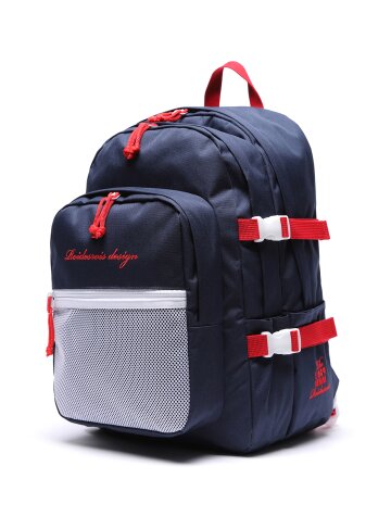 오 웁스 3D 포켓 메쉬 백팩 (네이비/레드)