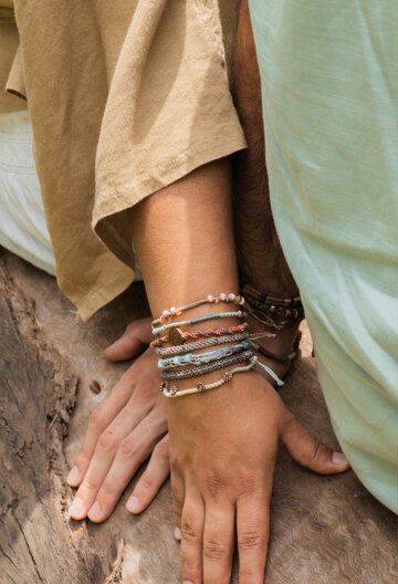 와카미 모닝 지구팔찌 0389-10 WAKAMI 매듭팔찌