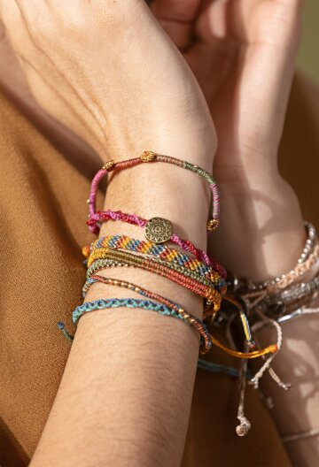 와카미 안티구아 지구팔찌 0622-04 WAKAMI 매듭팔찌