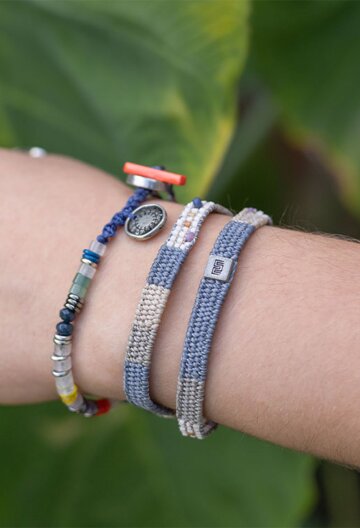 와카미 라일락 더블랩 팔찌 0866-01 WAKAMI 매듭팔찌