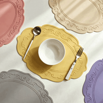 포시엘라 실리콘 식탁 매트 테이블 매트 방수 북유럽