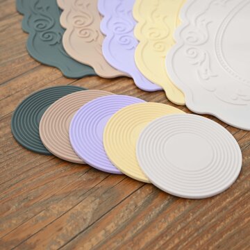 포시엘라 실리콘 티 코스터 코스트 찻잔 컵받침대