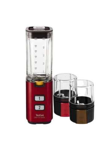 테팔 클릭앤테이스티 미니 유리 블렌더 레드 BL142GKR