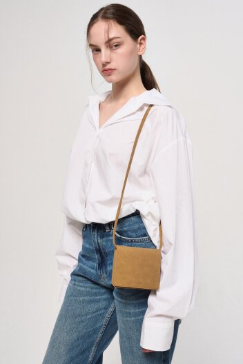 루루 미니백 카멜