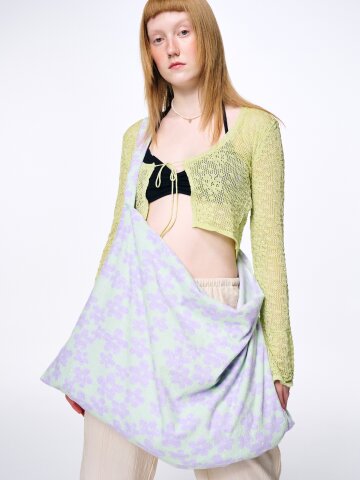 플라워 비치타올 민트