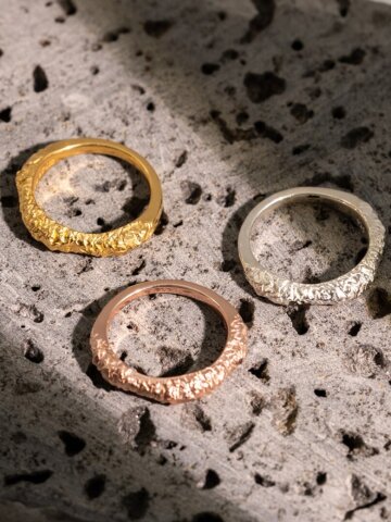 Brick Textured Ring