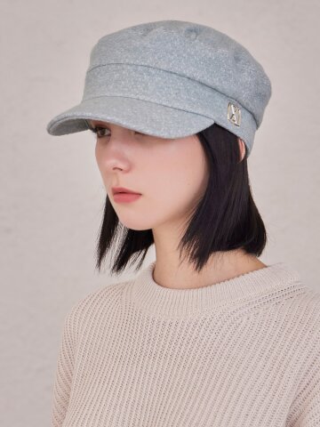 VA 스퀘어 스터드 울 마도로스 캡 민트