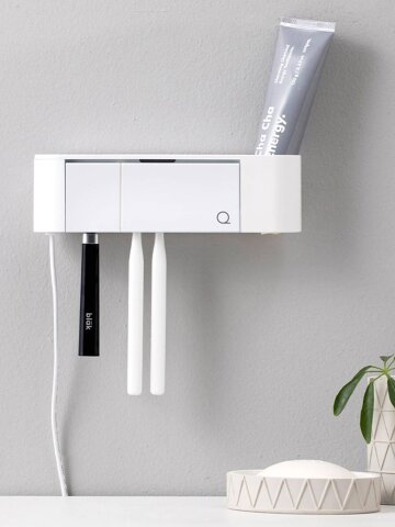 [오투케어]오픈형 칫솔살균기 벽걸이 면도기살균기 대형칫솔 일반칫솔 24시간 살균건조