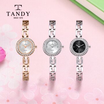 탠디시계 다이아라인 여성 메탈 시계 DIA-4043