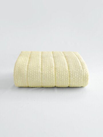 더블쿨 여름 순면 알러지케어 시어서커 쿨 냉감 침대패드 (SS,Q)