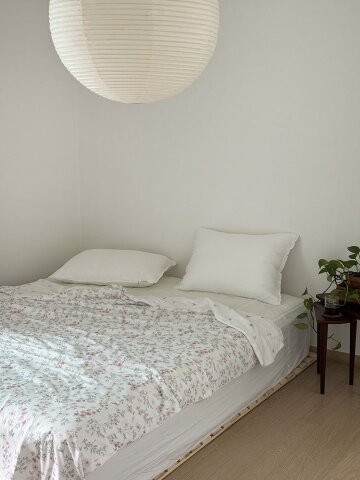 메를린 플라워 양면 냉감이불 SS,Q