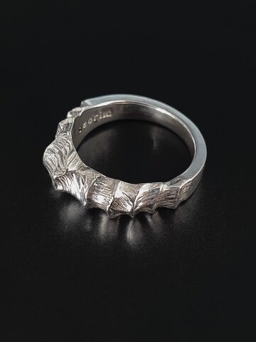 [Cubism] Waves Mountain Ring