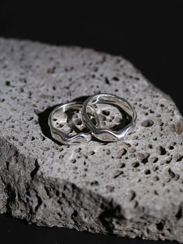 [Cubism] Abstract Line Ring(Bold)